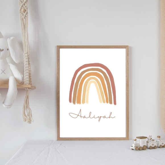 Boho rainbow name Display - Picture 1 of 6